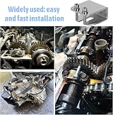 MEKEET Metal Gear Linkage Repair Kit Silver Gear Cable Repair Watertight Clip view 5