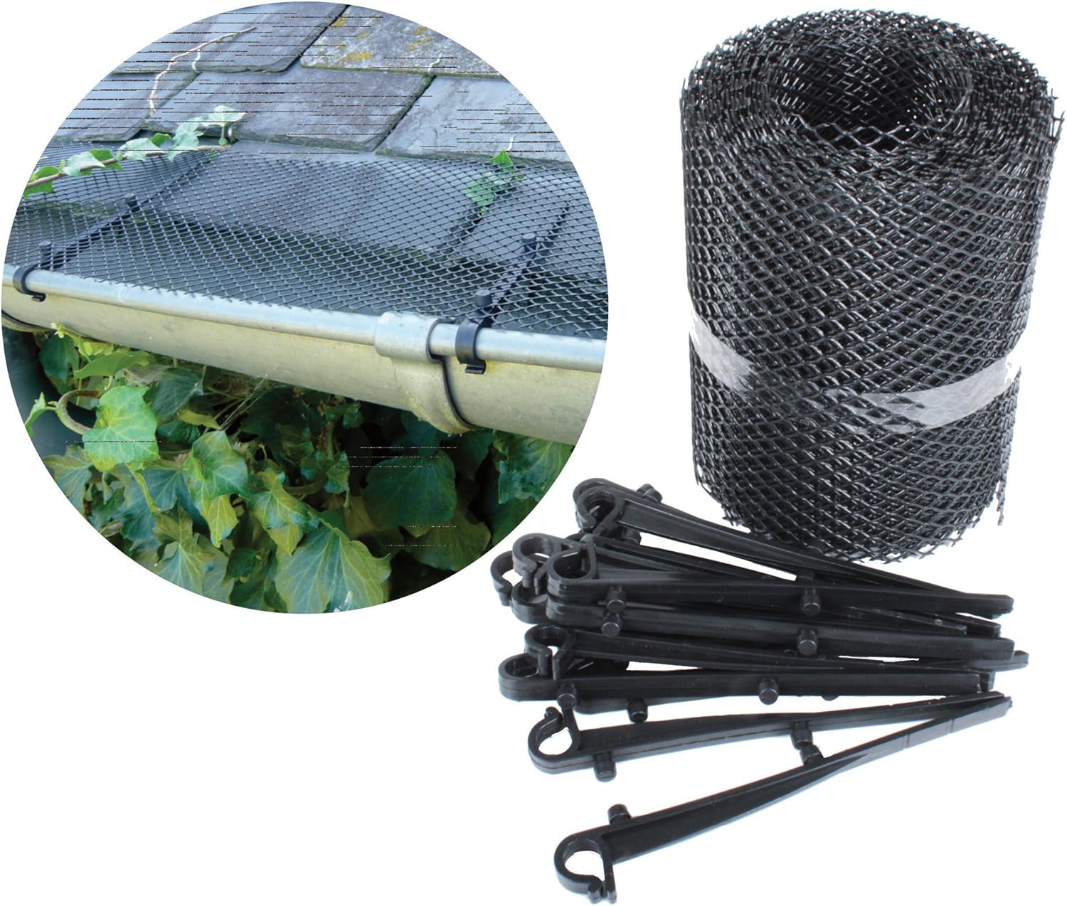 Dachrinnenschutz Laubschutz Dachrinne 600x16cm Dachrinnen Regenrinne Schmutz Schutz 16 Clipse Amazon De Kuche Haushalt