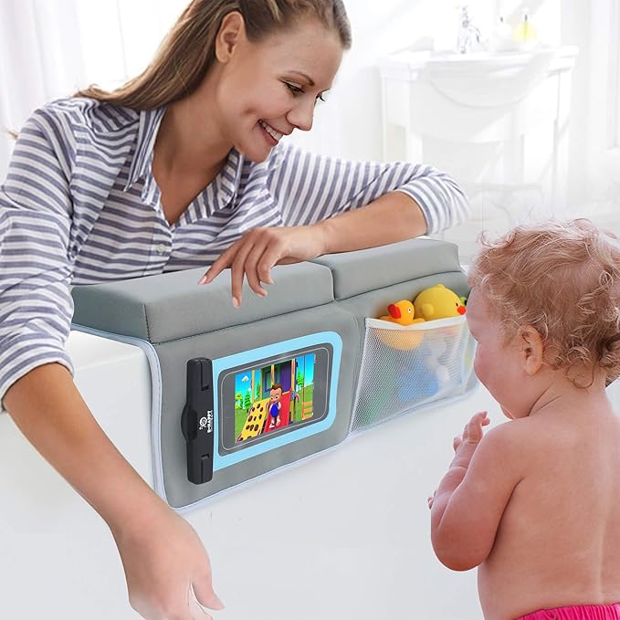 Bath Kneeler and Elbow Rest Pad Include Waterproof Phone