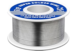 BOLTHUB Soldering Wire 0.8mm, 63-37 Tin Lead Rosin Core Solder Wire, 50g Electrical Solder for Repair and DIY of Electronic Electric Electrical Soldering Components