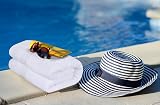 Utopia Towels Luxurious Jumbo Bath Sheet 2 Pack 90 x 180 cm White 100% cotton view 8