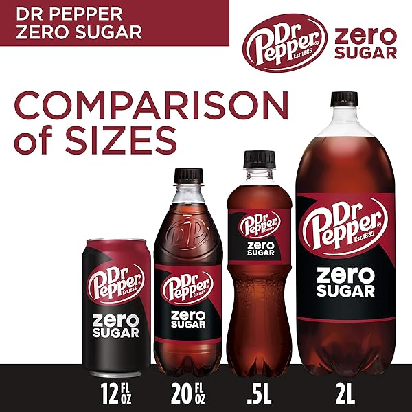 DR PEPPER ZERO SUGAR – 12 OZ, 12 PK
