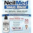 NeilMed Sinus Rinse - A Complete Sinus Nasal Rinse Kit, 50 count (Pack of 1) Count may vary