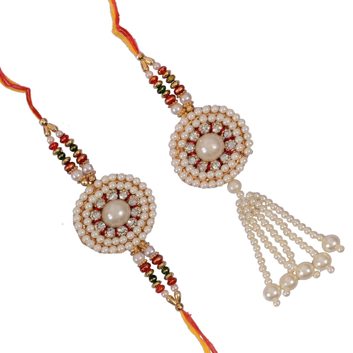 ecraftindia designer bhaiya bhabhi rakhi set