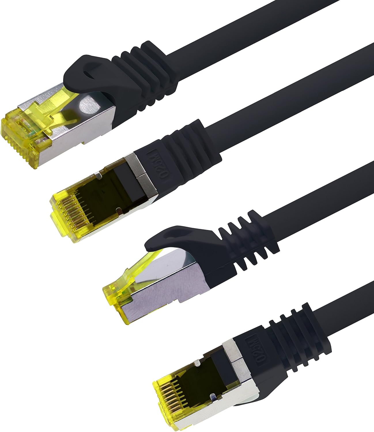 Cat.7 Patch Cable Set, S/FTP (PiMF) Ethernet LAN Network Cables, 10 Gigabits/10000 Mbps, High Speed - Image 4
