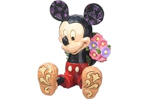 Disney Traditions by Jim Shore Mini Mickey Mouse Personality Pose Stone Resin Figurine, 2.75”