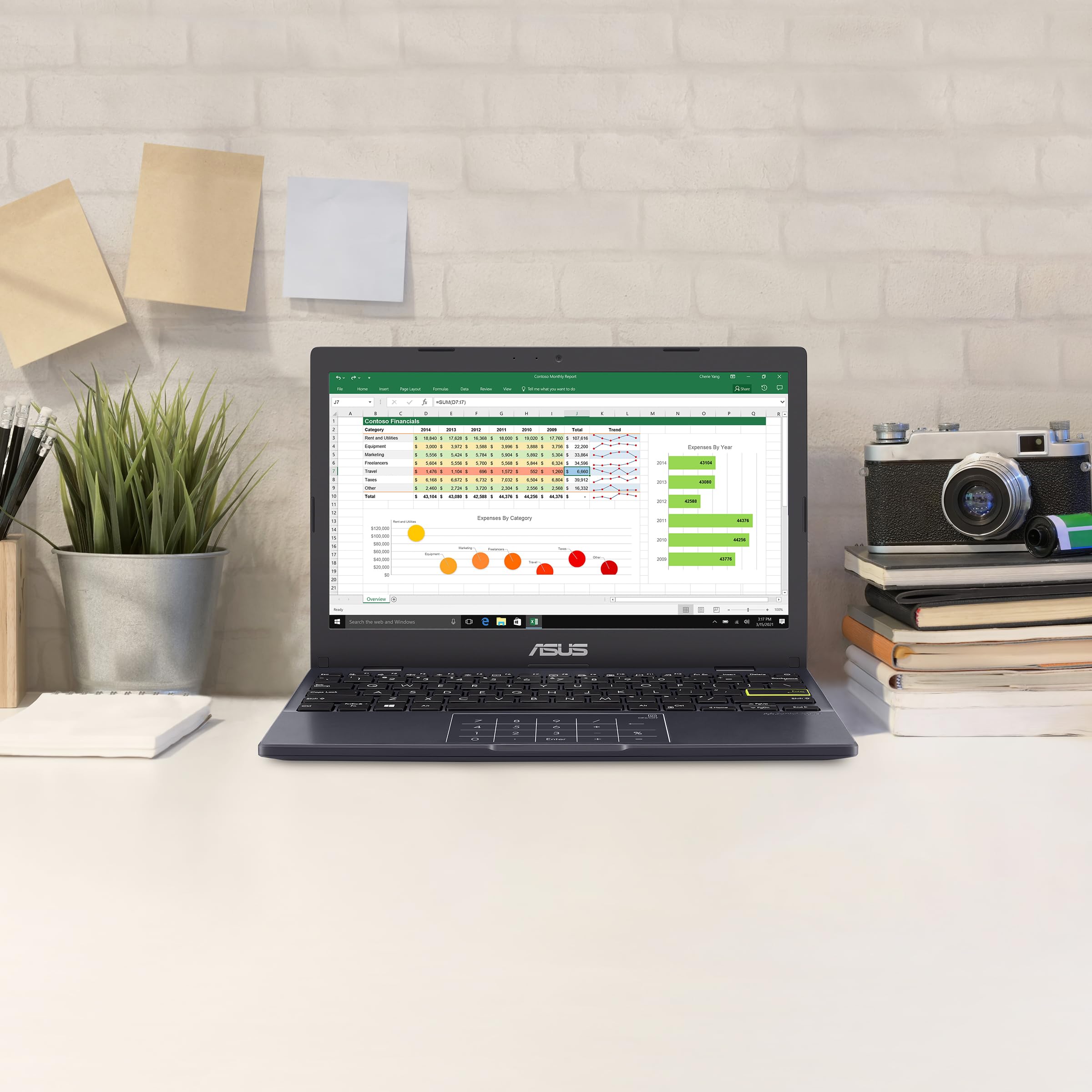 ASUS Vivobook Go 11.6” HD Slim Laptop, Intel Dual Core N4500, Intel Graphics, 4GB, 128GB, Windows 11 Home, SonicMaster, ErgoSense, Black, L210KA-ES04