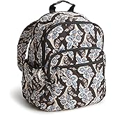 Vera Bradley Women's Performance Twill Bancroft Backpack, Calyx + Quill Black, One Size