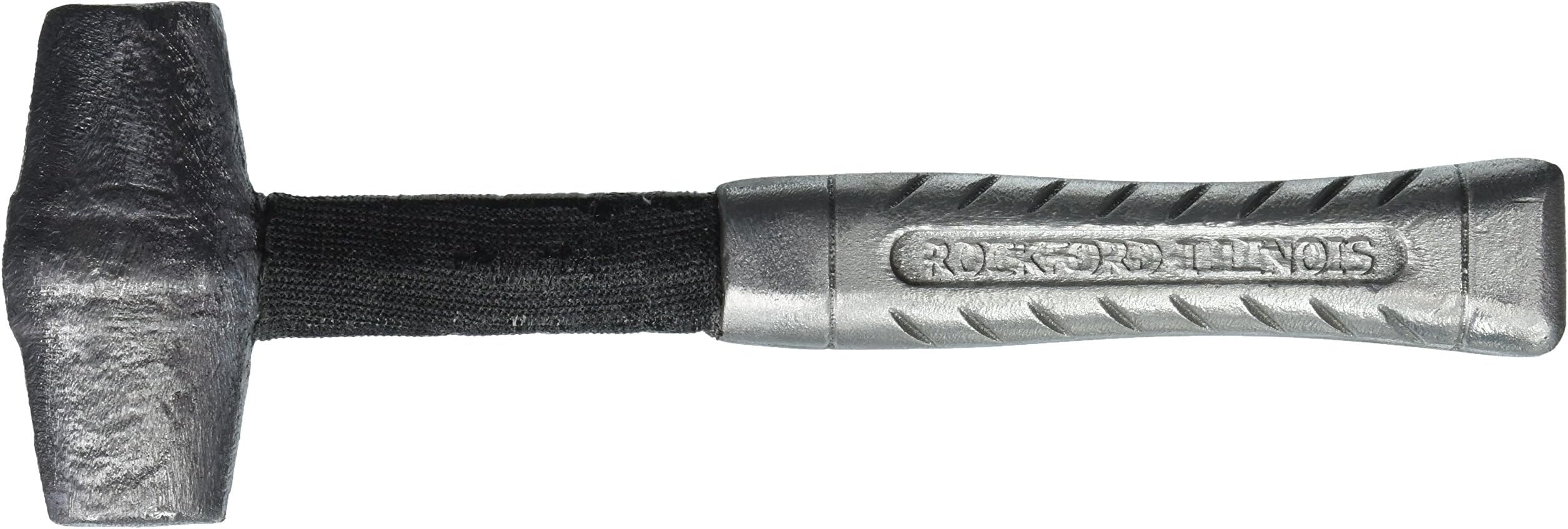 American Hammer AM4LNXAG Industrial Lead Hammer with Patented no Fail Kevlar Reinforced Shank and Ergonomic Aluminum Handle, Silver, Medium