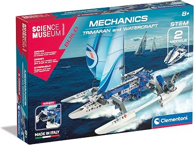 Clementoni 61767 Science Museum Mechanical Lab Jet Ski Trimaran Kit