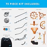Blue Marble National Geographic Magnetic Marble Run 75-Piece STEM Kit view 5