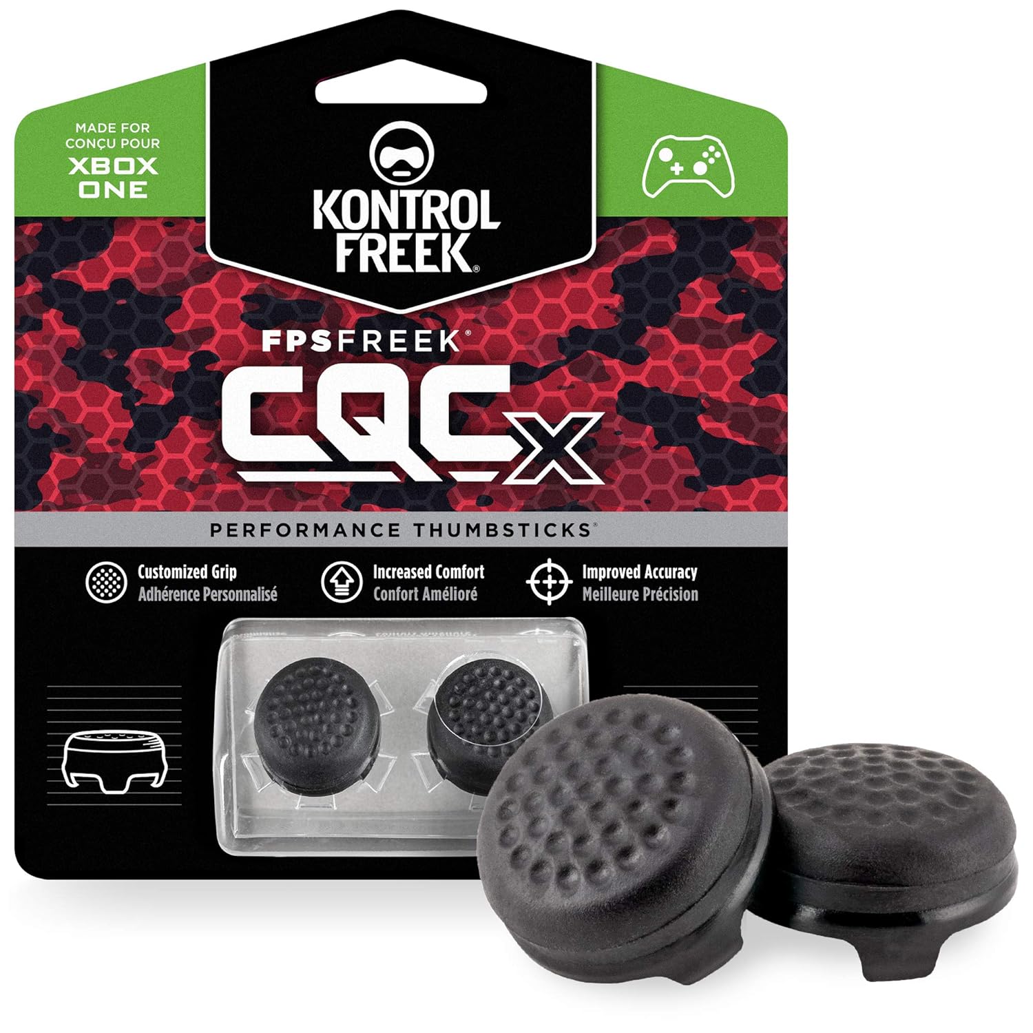 KontrolFreek CQCX Thumb Grips for Xbox One and Xbox Series X Controller 2 MidRise