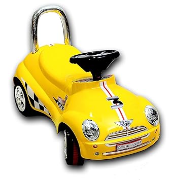 Best For Kids C4932Y Top Rutscher Auto Autorutscher mit Elektronik Porsche Rutscherfahrzeug - Gelb