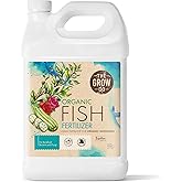 1 Gallon Organic Fish Emulsion Fertilizer for Plants - Ideal Liquid Fish Fertilizer for Plants, Flowers, Fruits & Vegetables, 2-3-1 NPK - Sustainably Sourced and Hydrolyzed for Steady Growth