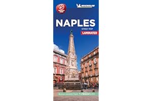 Michelin Naples City Map - Laminated