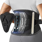 NEENCA Back Brace for Lower Back Pain with Bionic Support System, Adjustable Lumbar Support Belt for Women & Men with Lumbar Support 3D Pad, Breathable Mesh for Herniated Disc, Sciatica, Scoliosis...