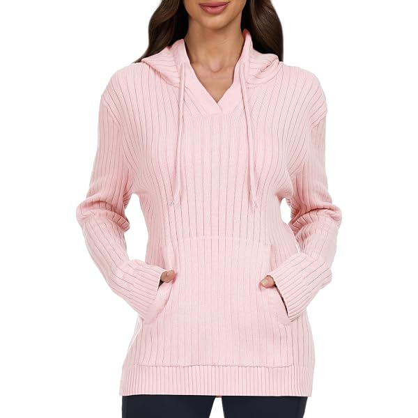 Sudadera Con Capucha Tipo Túnica Para Mujer - Mangas Caídas, Tejido Fleece, Tallas De La S A La XXXXL, Lisa Y Versátil