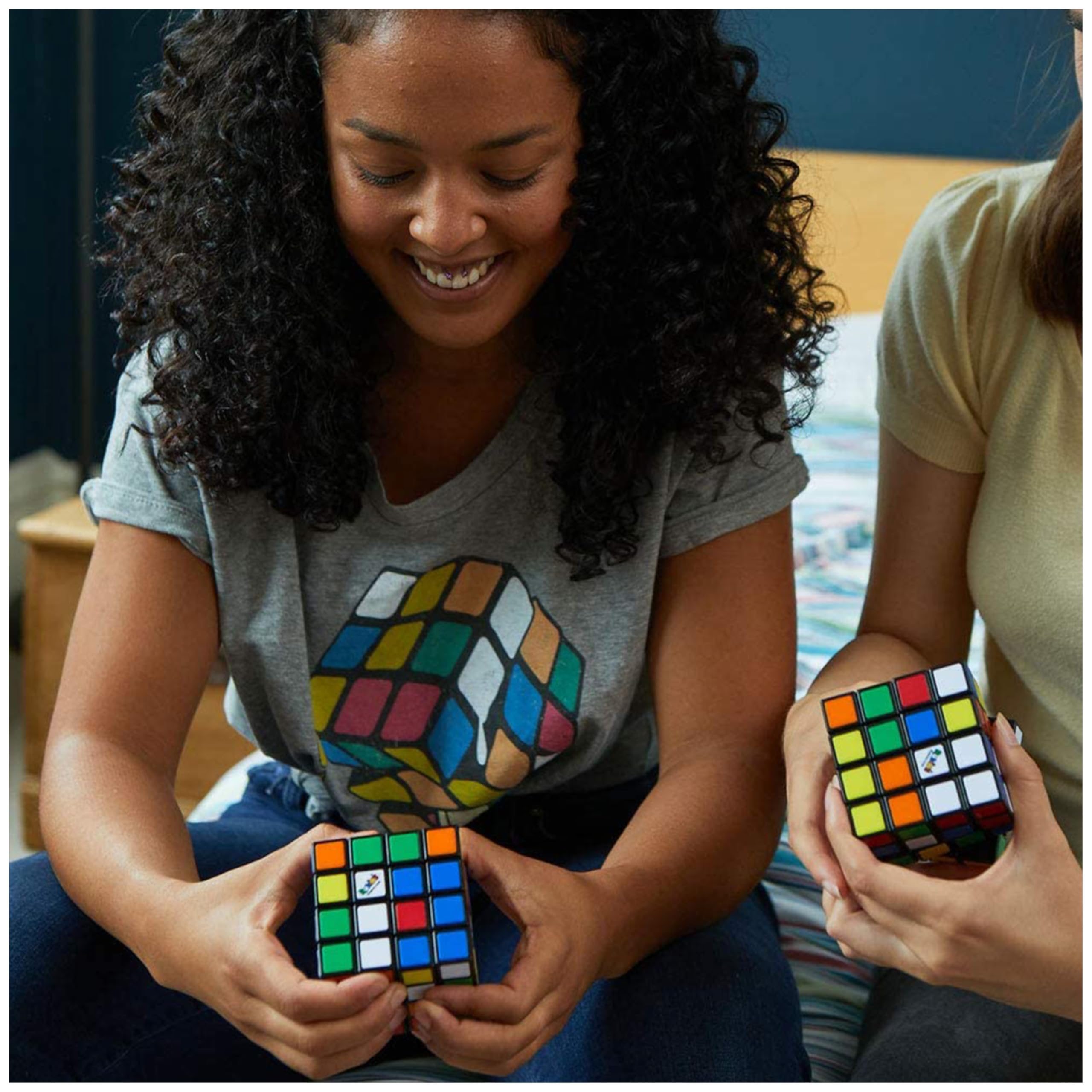Rubik’s Cube, The Official 4x4 Rubik's Cube, Problem-Solving Brain Teaser, Classic Color-Matching Puzzle, Fidget Toy, Sensory Puzzle for Adults, Teens, Kids, Stocking Stuffers for Ages 8 & Up