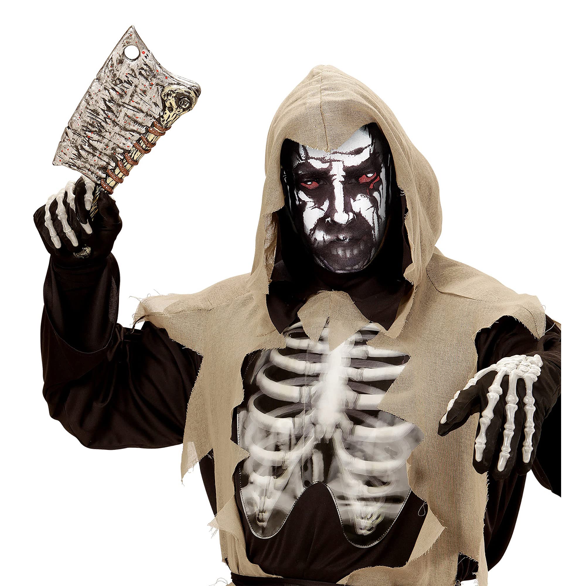 Widmann vd-wdm03599 Mask Dead Malignant in Fabric, White, One Size