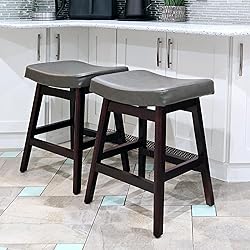 Cozyman Bar Stools Set of 3, Barstools with Sturdy