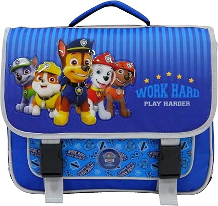 Cartable Bleu Pat Patrouille Paw Patrol Pour Garcons Ce1 Ce2 Amazon Fr Fournitures De Bureau