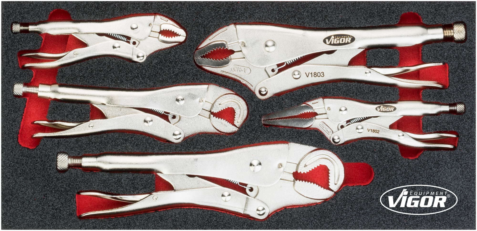 Vigor Vigor_V5004 Grip Pliers Set