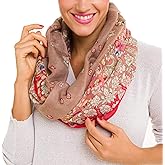 Infinity Scarf for Women Lightweight Fashion Scarves for Summer Fall