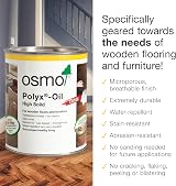 Osmo Polyx-Tints Amber Satin 750ml Hard Wax Oil for Wood Furniture Floors view 3