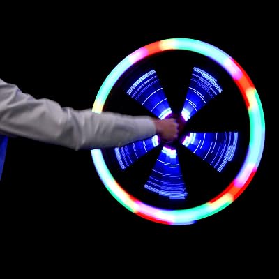 Nunki Toy LED Spinning Glow Stick Toy Colorful Flash Light Children Kids Gift
