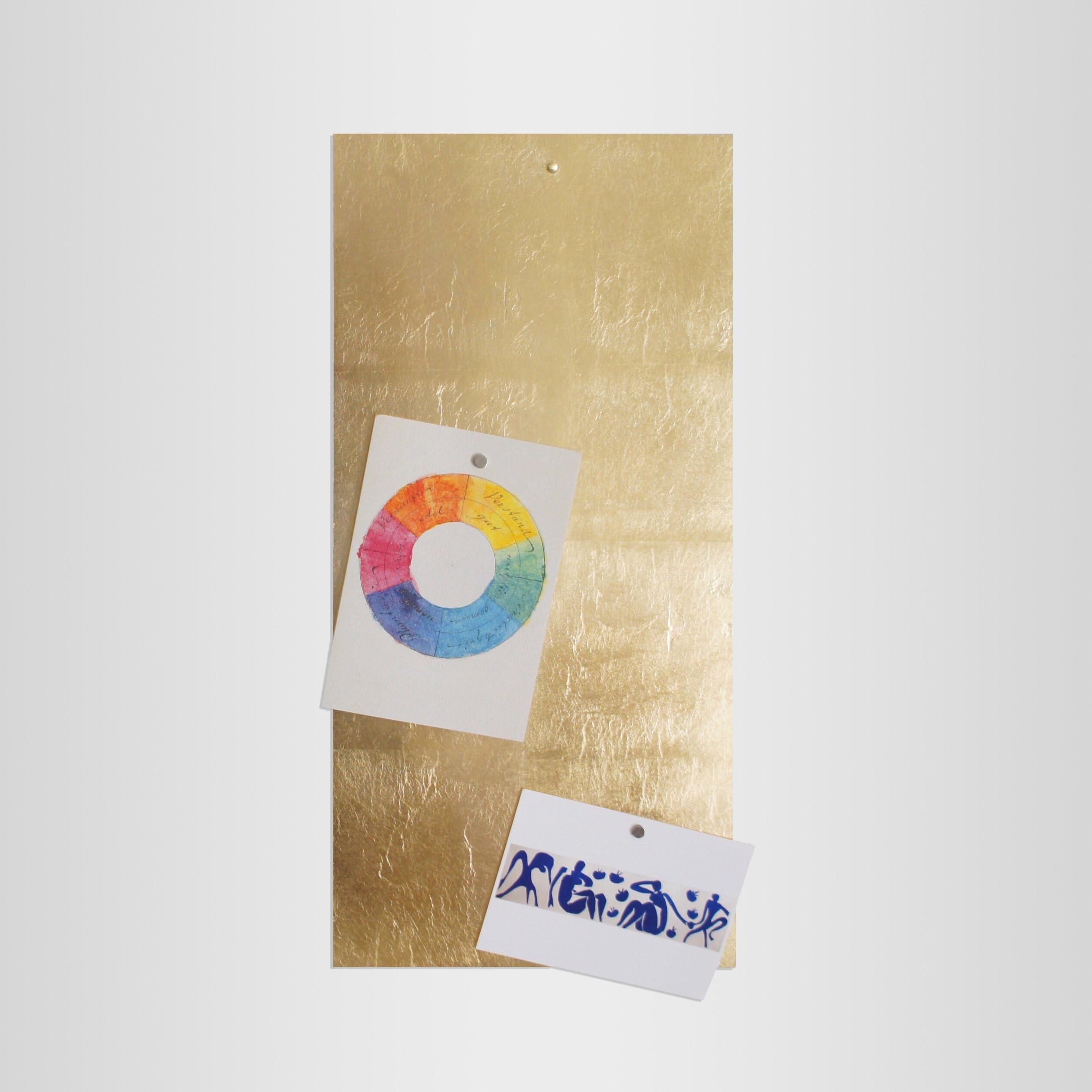 Gold Magnetboard/Whiteboard/Memo board