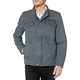 Levi's mens Washed Cotton Military Jacket (Regular & Big & Tall Sizes)