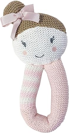 living textiles baby rattle