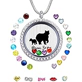 GOKING Mama Bear Floating Locket