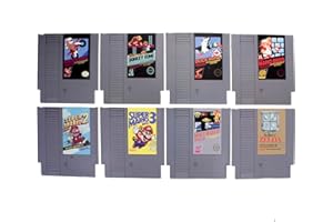 Paladone Nintendo NES Cartridge Retro Drink Coasters for Gamers - Set of 8 - Featuring Donkey Kong, Legend of Zelda, Super Ma