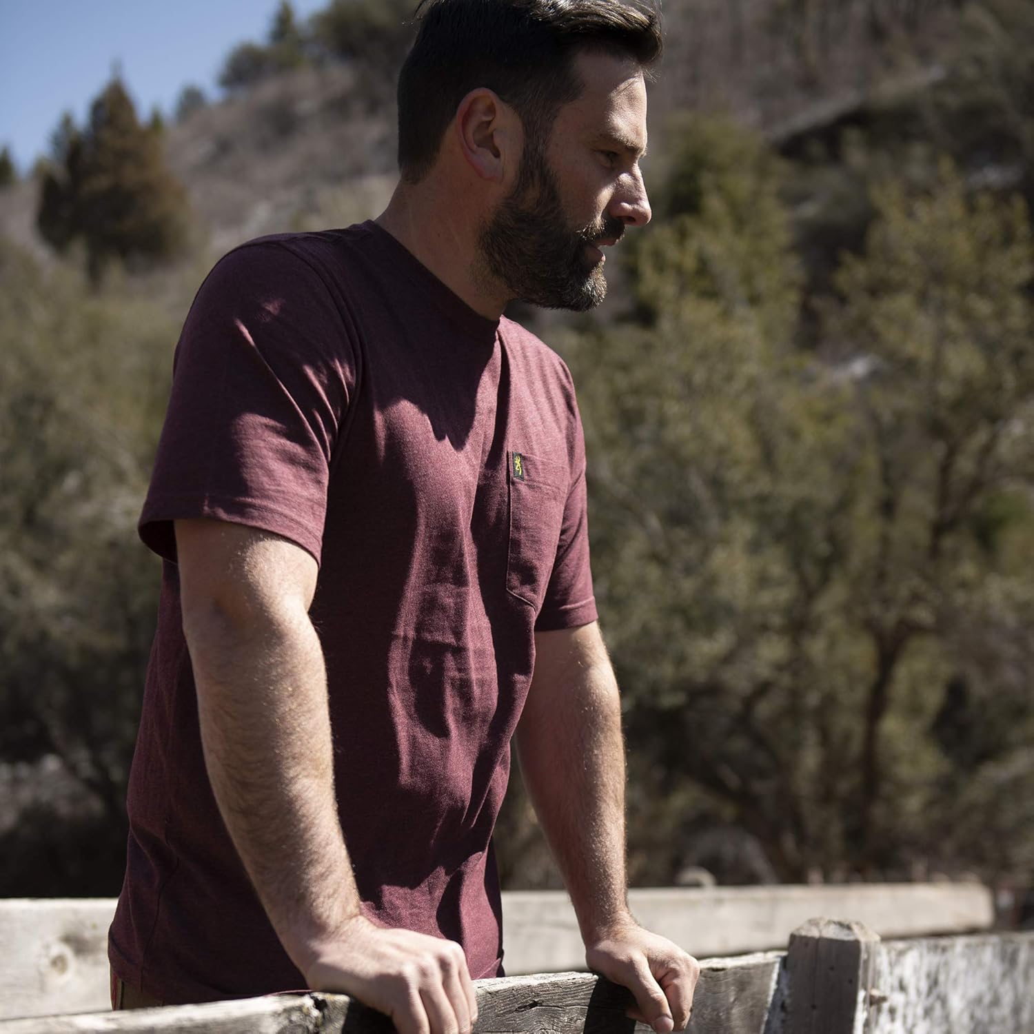 Browning Mens Pocket Tee: Clothing