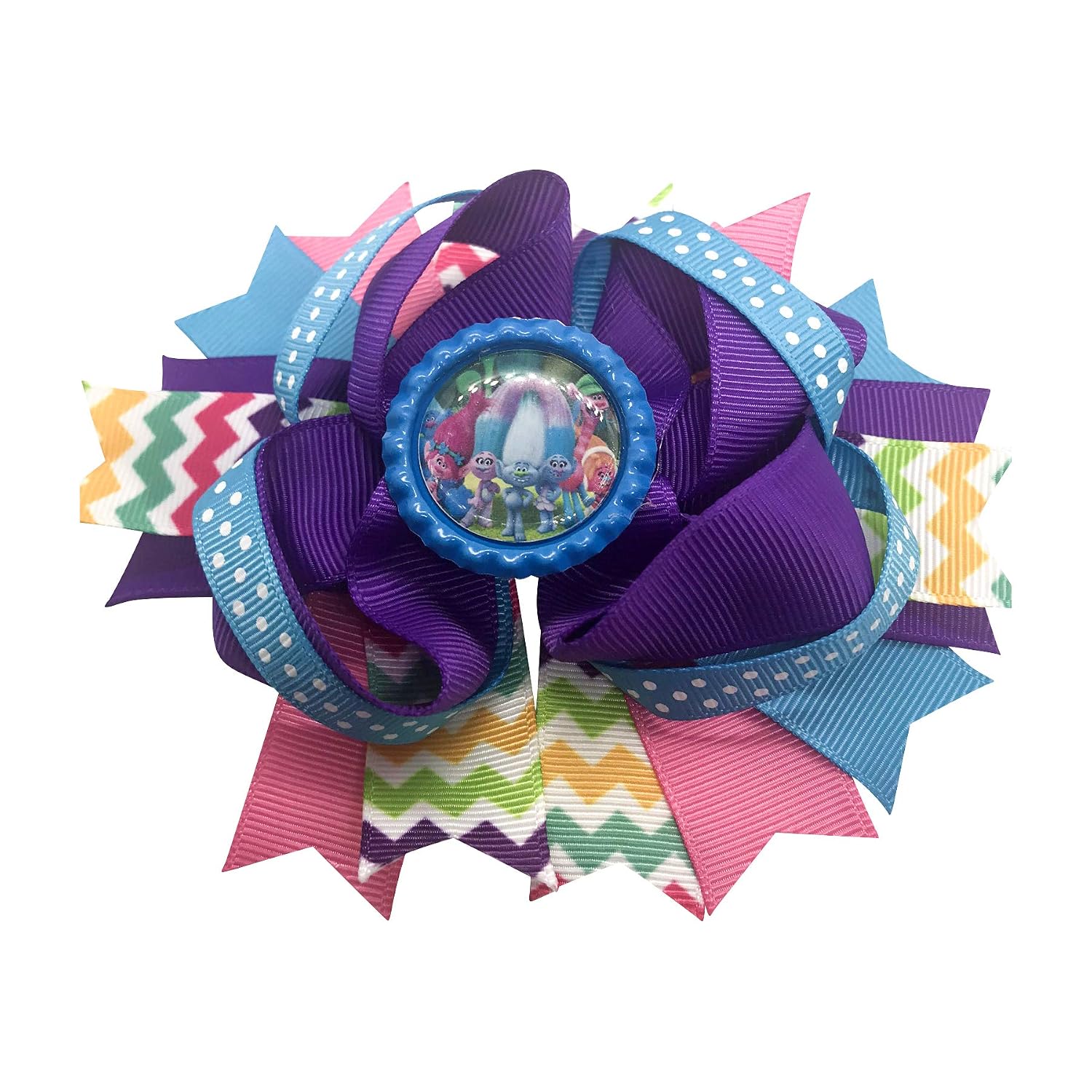 Amazon Com Trolls Hair Bow Little Girl Bows Toddler Hair Bows