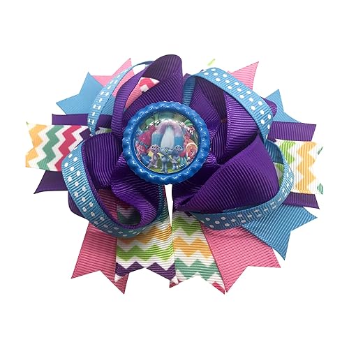 Amazon Com Trolls Hair Bow Little Girl Bows Toddler Hair Bows