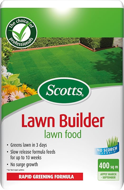 Scotts Lawn Builder Lawn Food 8kg 400m2 Amazon Co Uk Garden