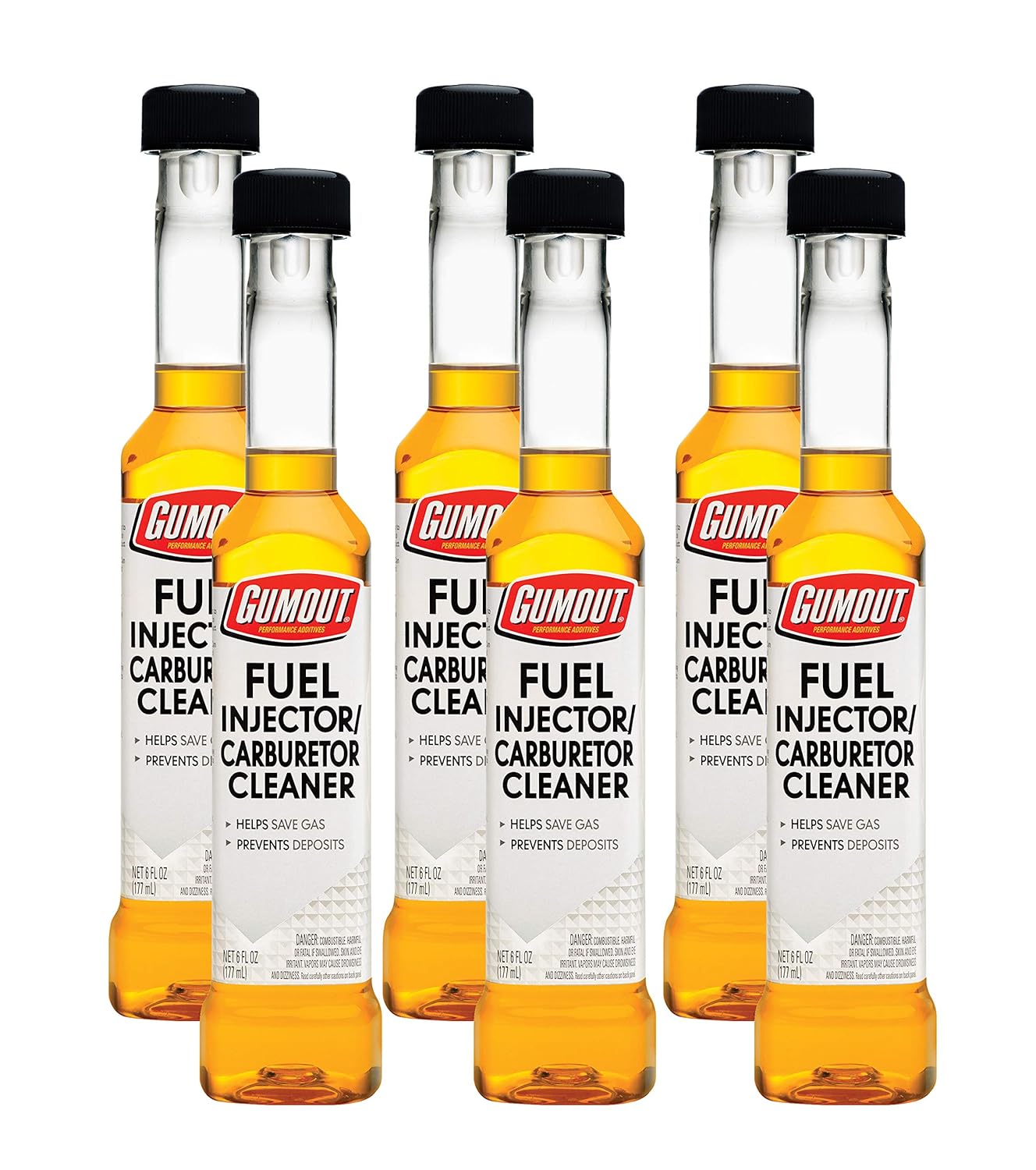 Gumout 510021 Fuel Injector & Carburetor Cleaner, 6 oz