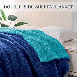 Exclusivo Mezcla Reversible King Size Sherpa Fleece