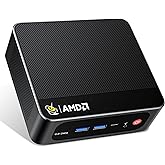 Beelink Mini PC AMD Ryzen 7 5800H Up to 4.4GHz 8C/16T, SER5 16GB RAM 1TB SSD Graphics 8core 2000 MHz, M.2 SSD NVME 2280 Mini