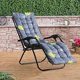 DKIEI Printed Floral Sun Lounger Cushion 168x48x8cm Pineapple view 6