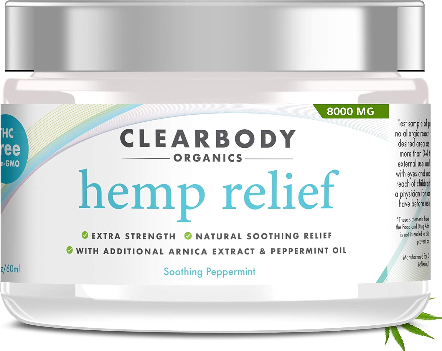 Premium Hemp Pain Relief Cream Maximum Strength 8000mg Medical Grade