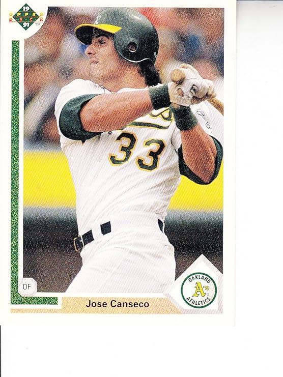 1991 Upper Deck 155 Jose Canseco Baseball Sports