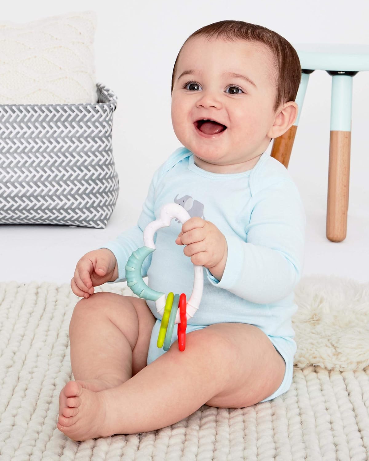 Skip Hop Silver Lining Cloud Jitter Stroller Toy, Multi : Baby