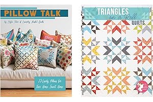 ITS SEW EMMA Quilt Pattern Book Bundle: Pillow Talk and Triangles on a Roll