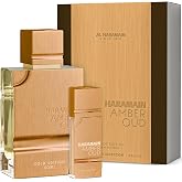 Al Haramain Amber Oud Gold Edition Eau De Parfum Spray 60ml + ATOMIZER &ndash; Unisex Perfume Arabian Perfumes for Women &amp; Men &ndash; Long-Lasting Sweet Fragrance Arabic Cologne &ndash; Men &amp; Women's Gift (2 oz.)