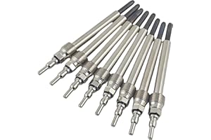 AAAWZDWD 8 Pcs 6.0L Glow Plug Compatible with Ford E350 E450 F250 F350 F450 F550 2004-2010 6.0L Glow Plugs#4C3Z-12A342-AA ZD-13