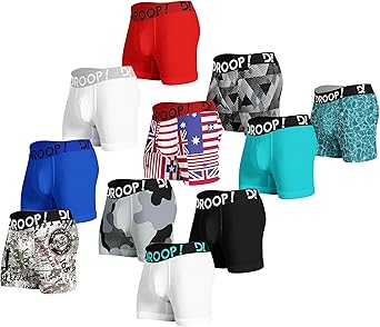 Kit 5 Cuecas Boxer Droop!