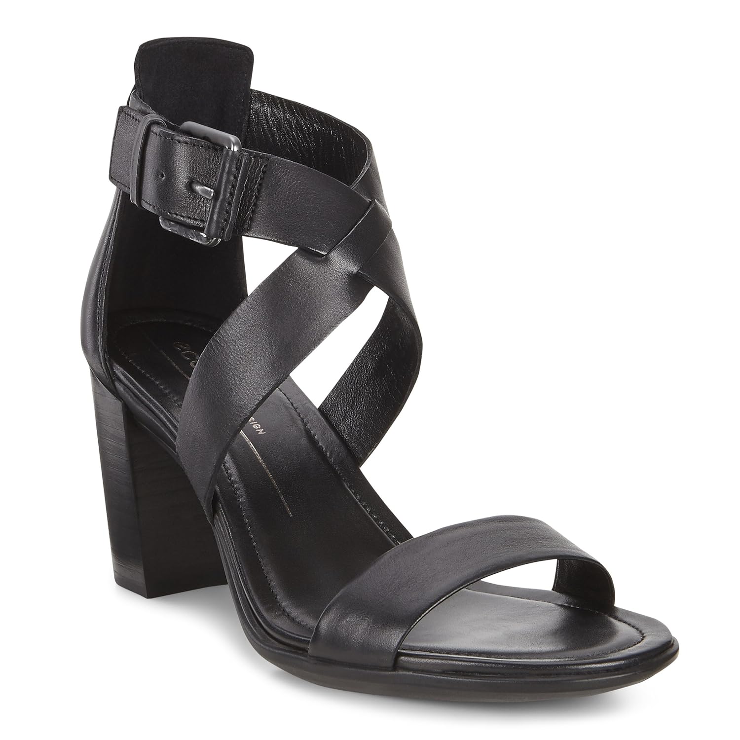 ecco block heel sandals